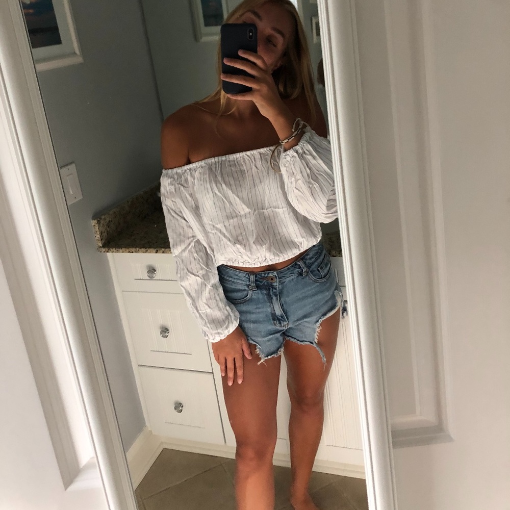 Off the shoulder top